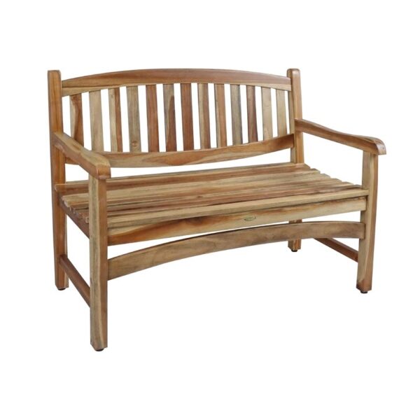 Teak Outdoor Bench - Image 7