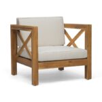 Teak Patio Chair with Cushions - Image 5