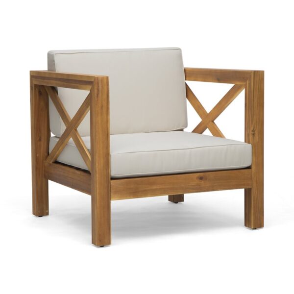 Teak Patio Chair with Cushions - Image 5