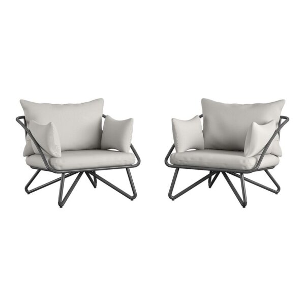 Teddi Patio Chair with Cushions (Set of 2) - Image 5