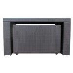 Tegan Bar Set with Aluminum Frame and Wicker Outer Material - Image 3