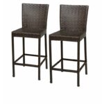 Tegan Bar Set with Aluminum Frame and Wicker Outer Material - Image 7