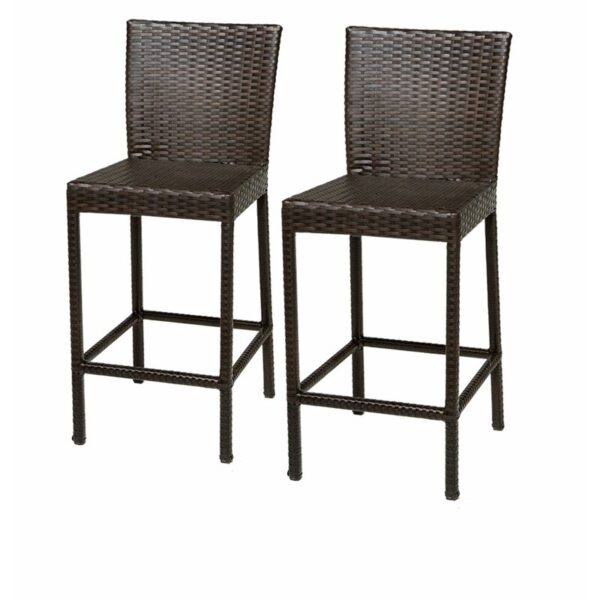 Tegan Bar Set with Aluminum Frame and Wicker Outer Material - Image 7