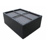 Tegan Bar Set with Aluminum Frame and Wicker Outer Material - Image 8
