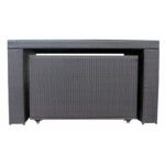 Tegan Sol 72 Outdoor™ Bar Set with Aluminum Frame and Wicker Outer Frame - Image 3