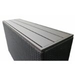 Tegan Sol 72 Outdoor™ Bar Set with Aluminum Frame and Wicker Outer Frame - Image 4