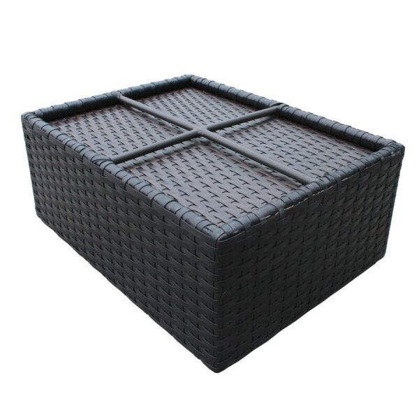 Tegan Sol 72 Outdoor™ Bar Set with Aluminum Frame and Wicker Outer Frame - Image 7