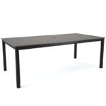 Tekeisha Outdoor Patio Rectangle Dining Table - Image 2