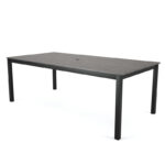Tekeisha Outdoor Patio Rectangle Dining Table - Image 4