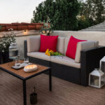 Tifani 58'' Wide Outdoor Wicker Loveseat with Cushions