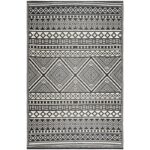 Timmerman Plastic Black / White Indoor/Outdoor Rug