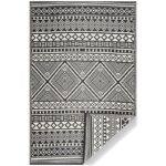 Timmerman Plastic Black / White Indoor/Outdoor Rug - Image 4