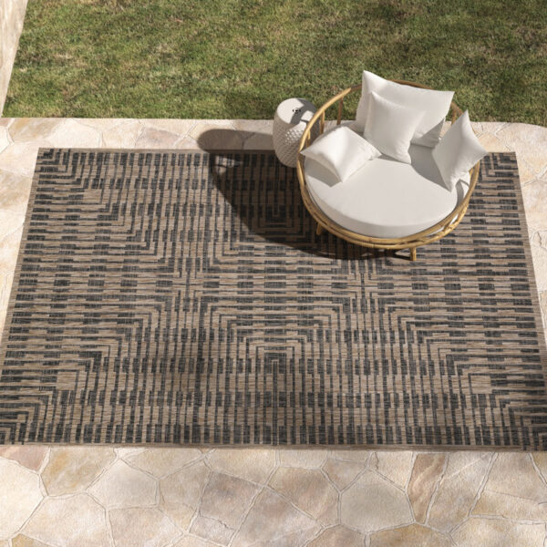 Tiza Brown/Black Indoor/Outdoor Rug - Image 4