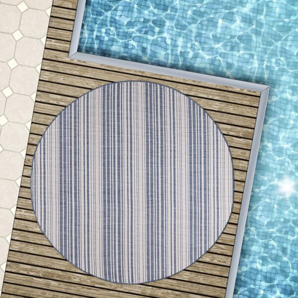 Tollett Blue Indoor/Outdoor Rug - Image 2