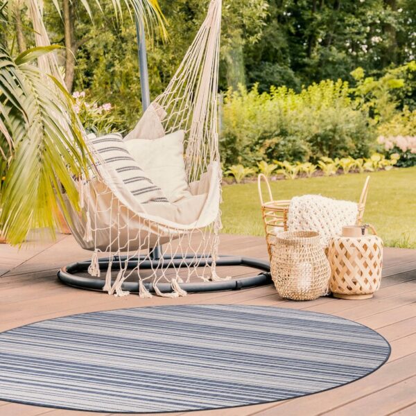 Tollett Blue Indoor/Outdoor Rug - Image 6