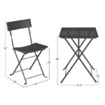 Tomiye Square 2 - Person Outdoor Dining Set - Image 4