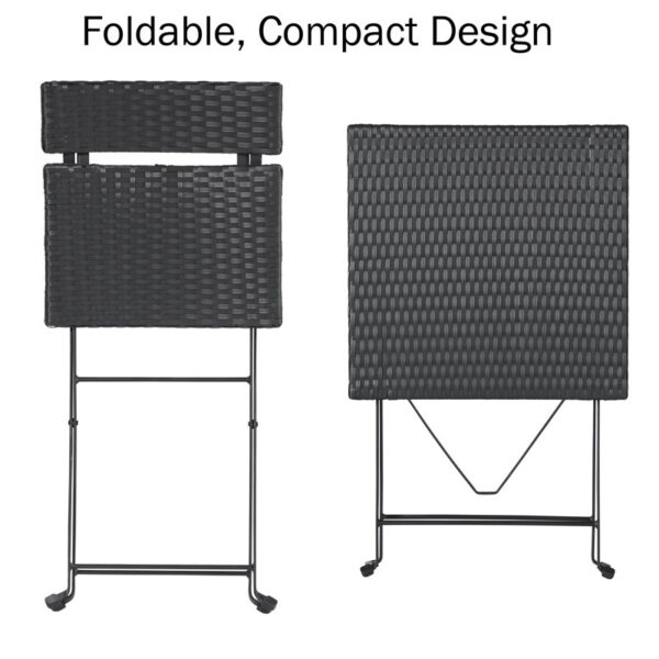 Tomiye Square 2 - Person Outdoor Dining Set - Image 5