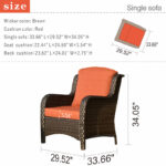Tommy Patio Chair with Cushions - Image 4