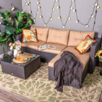 Towser Polyethylene (PE) Wicker 4 - Person Seating Group with Cushions - Image 6