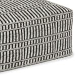 Trautman Outdoor Ottoman with Cushion - Image 4