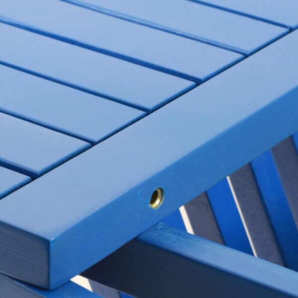 Treyton Acacia Fliptop Outdoor Side Table - Image 3