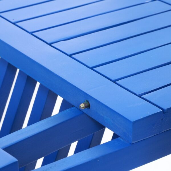 Treyton Acacia Fliptop Outdoor Side Table - Image 4