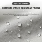 Two-Piece Set Of Multifunctional Outdoor Ottomans With Cushions - Image 6