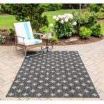 Umbria Charcoal Indoor/Outdoor Rug - Image 2