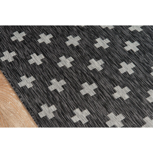 Umbria Charcoal Indoor/Outdoor Rug - Image 3