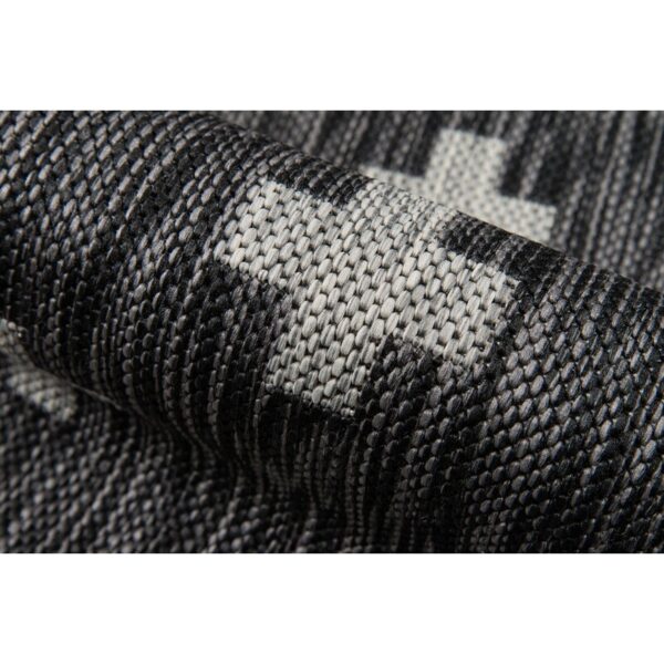 Umbria Charcoal Indoor/Outdoor Rug - Image 4