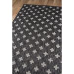 Umbria Charcoal Indoor/Outdoor Rug - Image 6