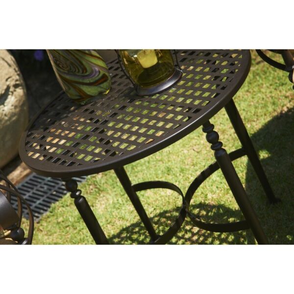 Urquhart Metal Outdoor Side Table - Image 2