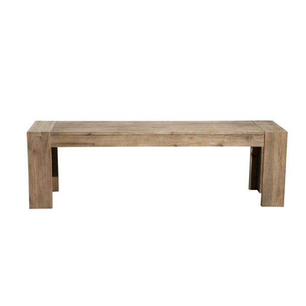 Vancamp Seashore Dining Bench, Antique Natural - Image 2