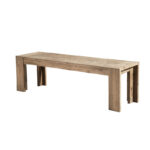 Vancamp Seashore Dining Bench, Antique Natural
