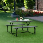 Vancouver Rectangular 4 - Person Outdoor Dining Set
