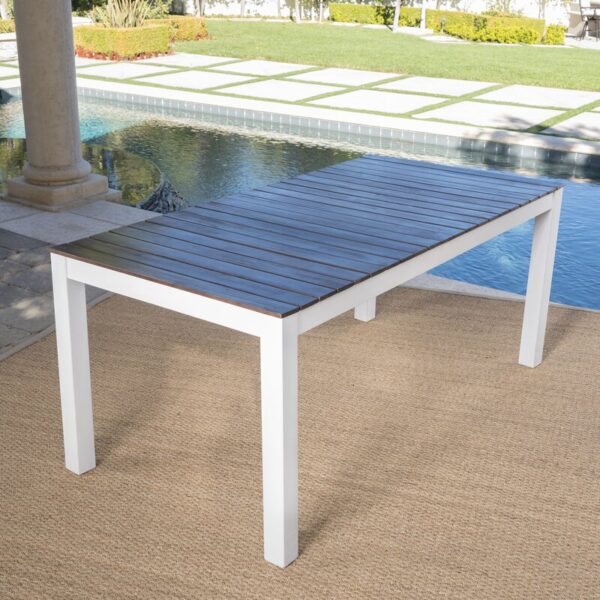 Veronica Espresso Outdoor Dining Table - Image 7