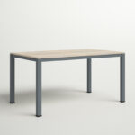 Vicente Wood Outdoor Dining Table - Image 2