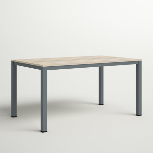 Vicente Wood Outdoor Dining Table - Image 2