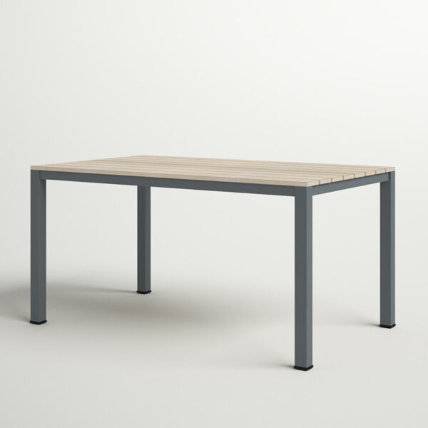 Vicente Wood Outdoor Dining Table - Image 6