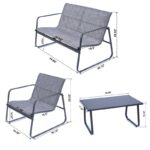 Virginio Metal 4 - Person Seating Group - Image 8