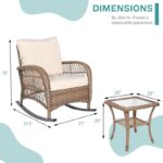 Vredenburgh Wicker/Rattan 2 - Person Seating Group with Cushions - Image 6