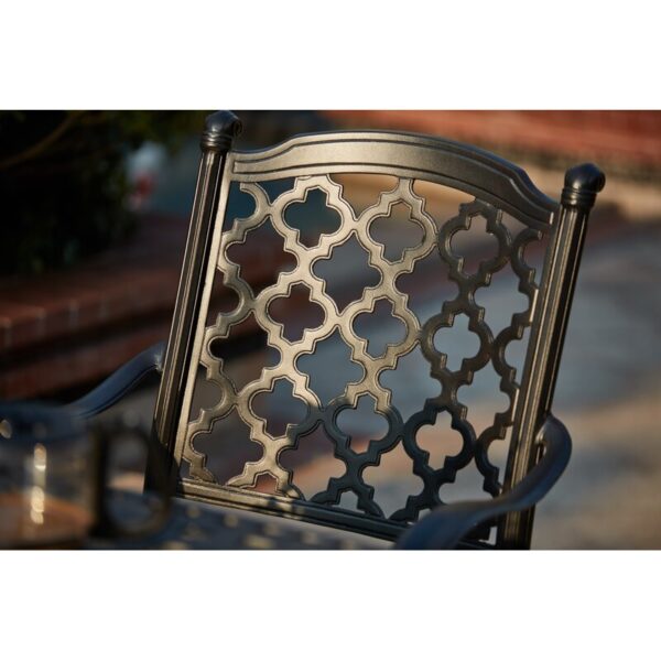 Waconia 5-Piece Patio Bar Set with Cushions and 82'' Party Bar - Image 2