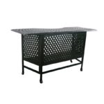 Waconia 5-Piece Patio Bar Set with Cushions and 82'' Party Bar - Image 3