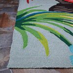 Wallingford Handmade Hand Hooked Multicolor / Blue Indoor/Outdoor Rug - Image 5