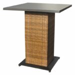 Waterbury Metal Outdoor Bar Table - Image 3