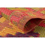 Weaver Magenta/Green Indoor/Outdoor Rug - Image 2