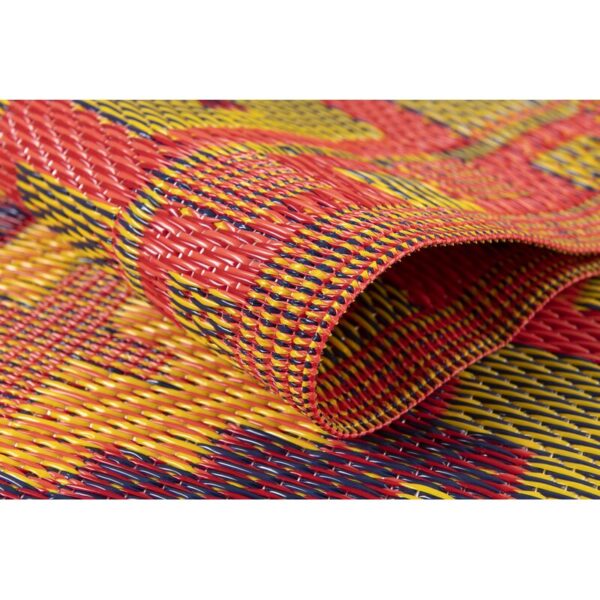 Weaver Magenta/Green Indoor/Outdoor Rug - Image 2