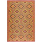Weaver Magenta/Green Indoor/Outdoor Rug