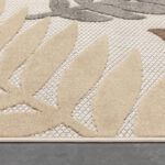 Well Woven Dorado Mariah Modern Indoor / Outdoor Floral Ivory Hi-Lo Area Rug - Image 5