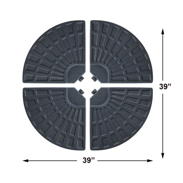 Westbury Park Round Plastic Free Standing Umbrella Base - Image 3